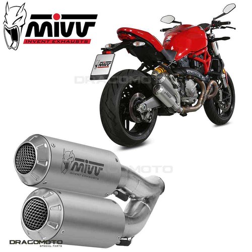 Double échappement ducati - double,