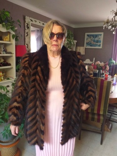 Veste vison t44 tres - vison, belle