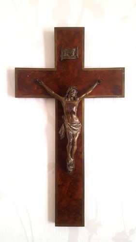 Grand crucifix croix - , bois