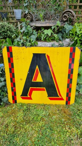 Ancienne plaque emaillee de - a,