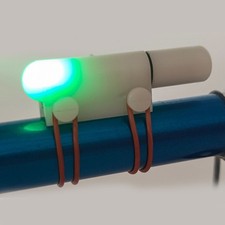 Lampe Lumineuse Canne à Pêche Pointe Lumière LED avec Batterie CR425 Ferme et