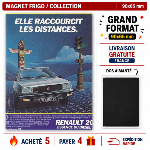 Magnet frigo renault - magnet,