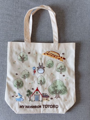 Sac fourre tout brodé ghibli - fourre-tout,