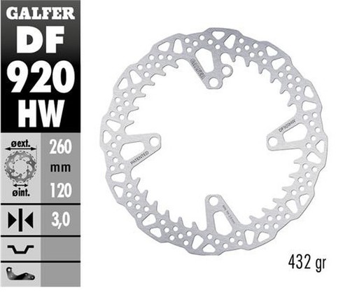 Galfer disque frein avant - disque,