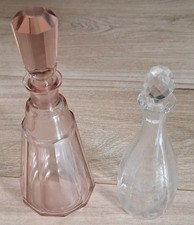 Lot flacons verre rosaline - 2,