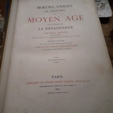 moeurs usages costumes au