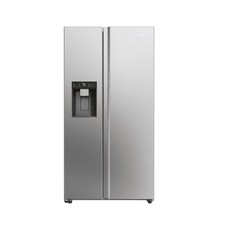 haier réfrigérateur américain 90.5cm 601l ventilé platinium HSW59F18EIMM 