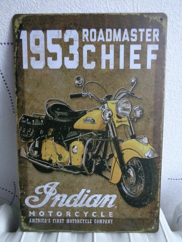 Tole metal indian motorcycle - metal,