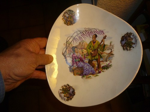 Superbe plat limoges décor - superbe,