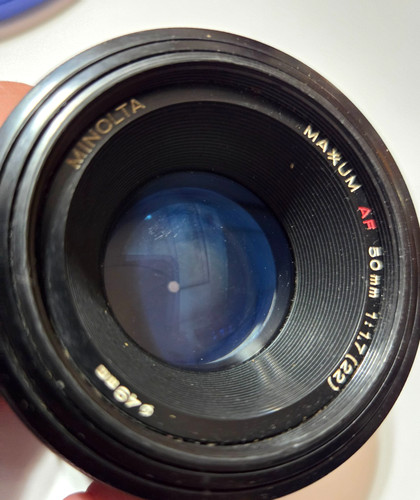Vintage minolta maxxum - af, 50mm
