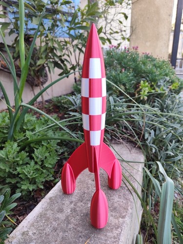 Fusée inspiration tintin - fusée,