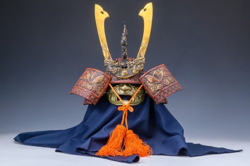 Casque ancien samouraï kabuto - ancien,