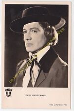 RPPC STAR PAUL HUBSCHMID Rhapsodie Foto OSKA UNION FILM