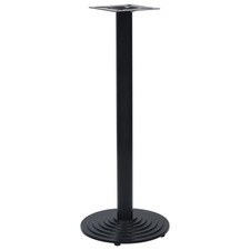 Pied de table de bistro noir