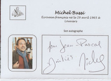Michel Bussi  avec signature authentique