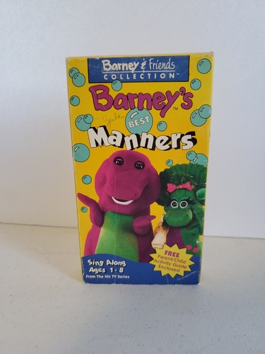 Barney best manners vhs - barney,
