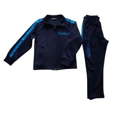 Jogging foot veste et pantalon de l'équipe de Marseille bleu marine