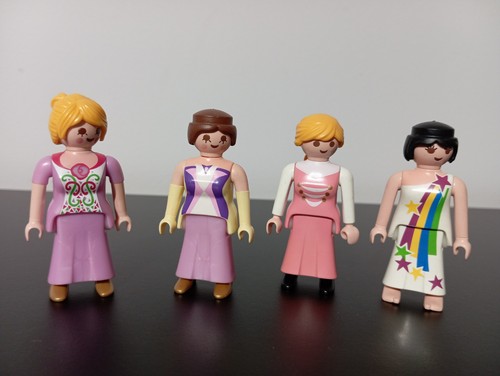 Playmobil figurines dame - playmobil, x4