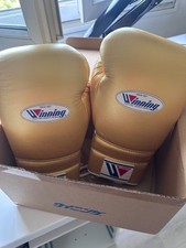 boxing gloves winning gold