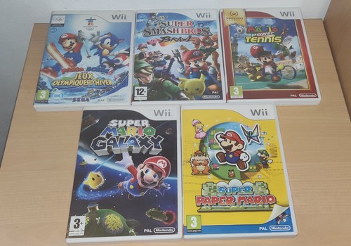 Lot jeux wii mario - jeux,