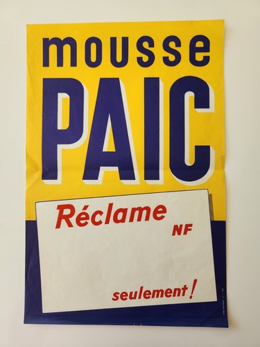 Rare ancienne affiche