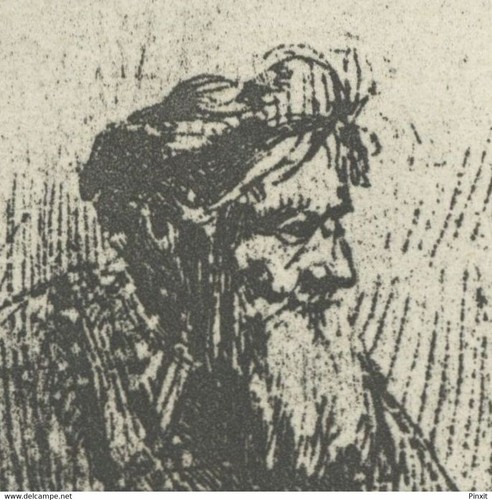 Etude tête un - tête, vieillard