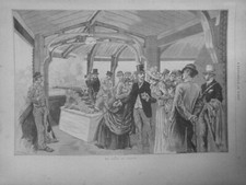 1889 TOUR EIFFEL PLATEFORME CANON JUMELLES 1 JOURNAL ANCIEN