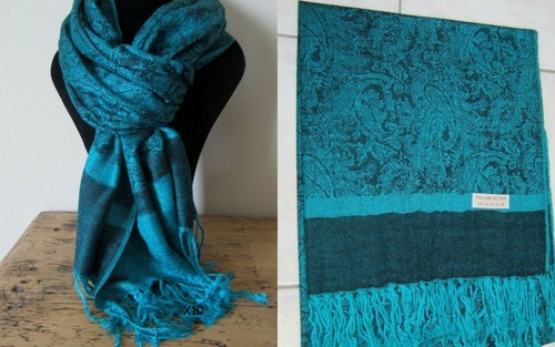 Echarpe pashmina laine soie - &,