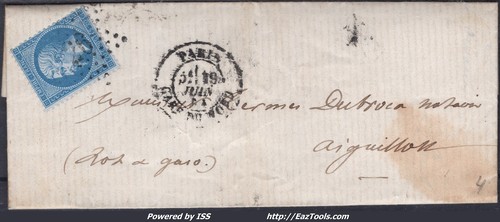 France sur lettre - france, n°22