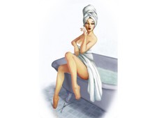 PLAQUE DECORATIVE PIN UP -30 X