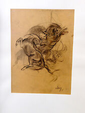 DESSIN SUITE Poèmes barbares LECONTE DE LISLE illustré Odette DENIS 1948 N°  26