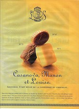 PUBLICITE ADVERTISING  1999 LEONIDAS  chocolats  Belges 