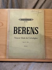 Berens Neueste Schule der Geläufigkeit op. 61 vol 1 partition piano Peters 3187a