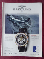 4/1997 PUB BREITLING WATCH COSMONAUTE UHR MONTRE B-17 IGN ORIGINAL AD