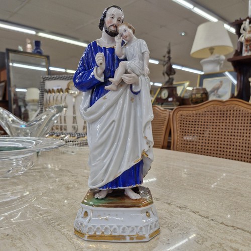 Statue porcelaine joseph - en, st