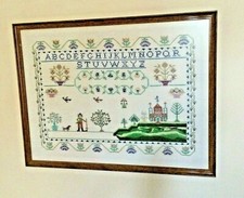 Tableau ABÉCÉDAIRE brodé