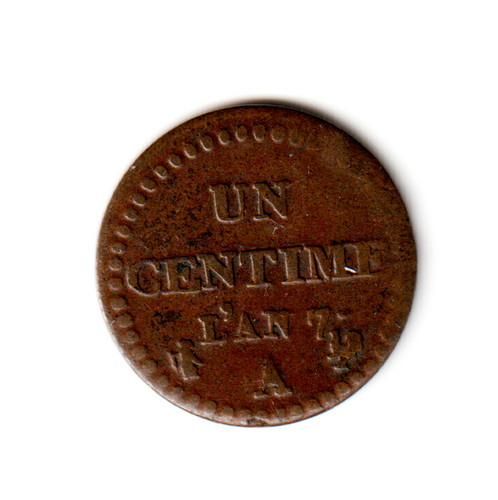 Centime dupré an7 1799 - an7,