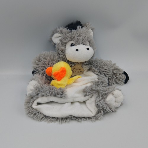 Doudou plat marionnette ane