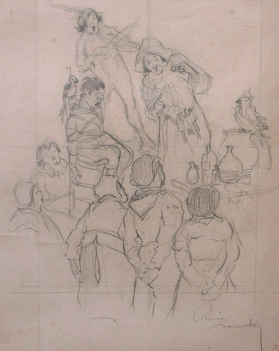 Roméo dumoulin dessin tableau - roméo,