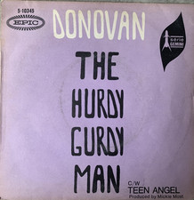 Donovan : The Hurdy Gurdy Man / Teen Angel (Epic, 1968)
