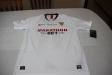 Maillot Officiel Séville FC Match Contre Grenade CF Écusson 130 Ans Nº 11 Munir