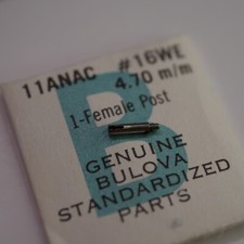 Tige remontoir femelle - BULOVA 11ANAC N°16WE 4,70mm [NOS] (Watch stem)
