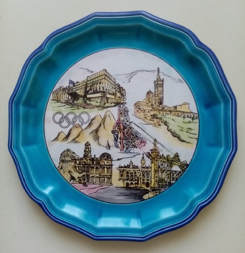 Assiette faiencerie saint jean - faiencerie,