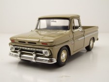 Chevrolet C-10 Fleetside Pick-Up 1966 Gold Modèle Auto 1:24 MotorMax