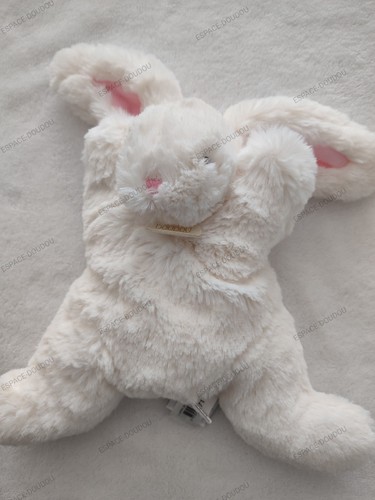 Doudou lapin rose bonbon - lapin,