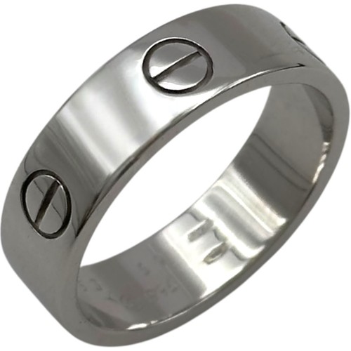 Bague cartier love blanc 18 - bague, or