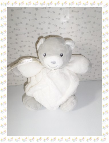 Doudou ours boule blanc - ours,