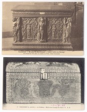 2 CPA COFFRE DE MARIAGE ET MALLE DE VOYAGE DE HENRI IV