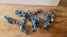 Figurines articulées POMPIERS lot x 11 plastique 10cm Dongguan