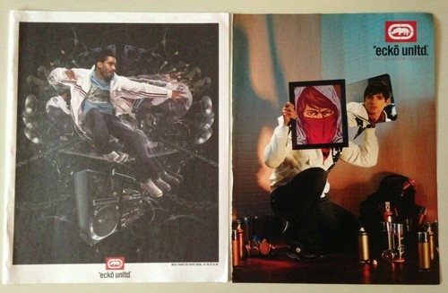 Lot publicites ecko unltd - ecko,